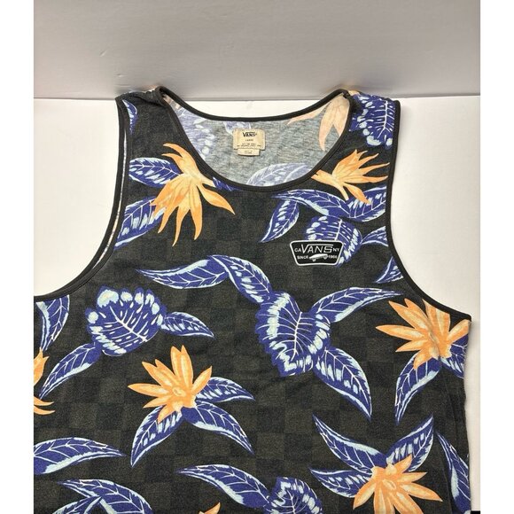 Mens (vintage Y2K)‎ Vans Floral Tank top (Large) - Picture 1 of 6